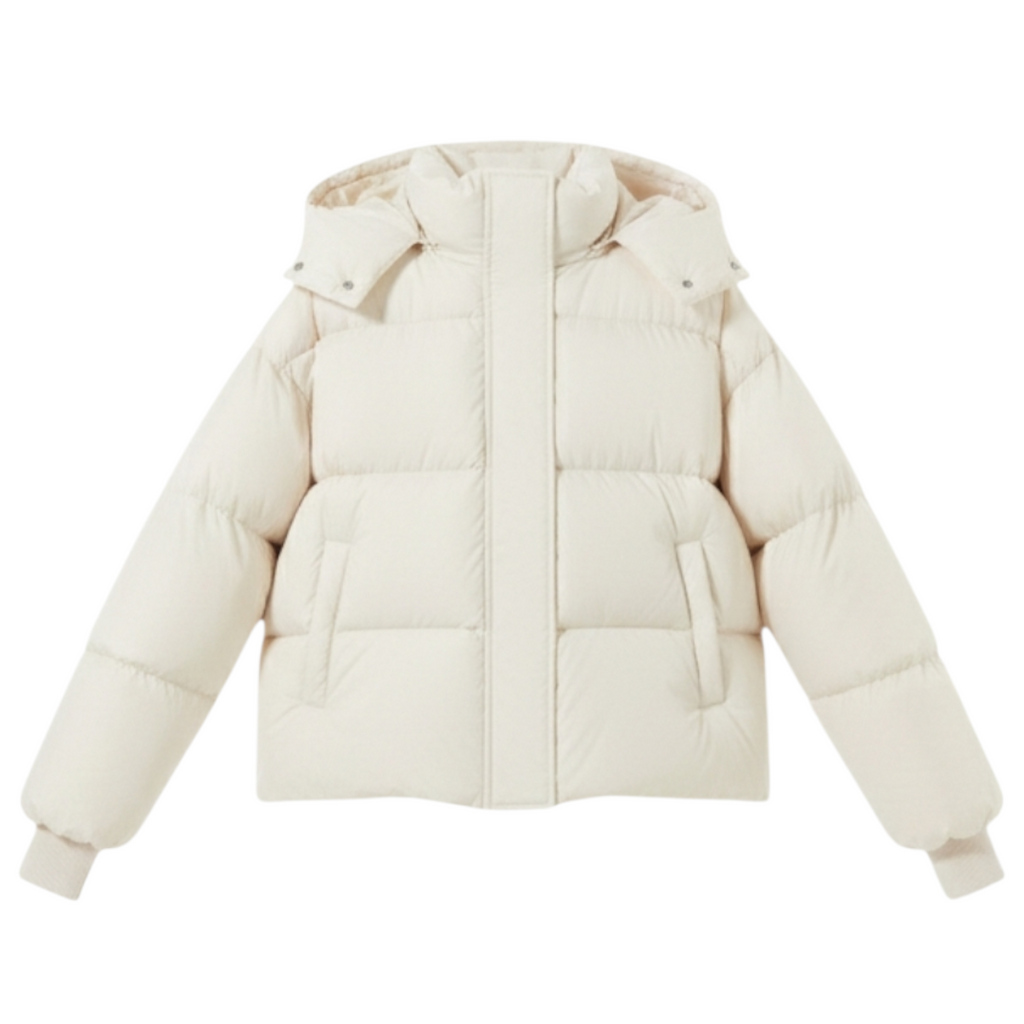 Pufferjacke mit Kapuze