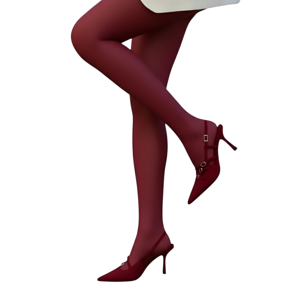 Strumpfhose Burgundi