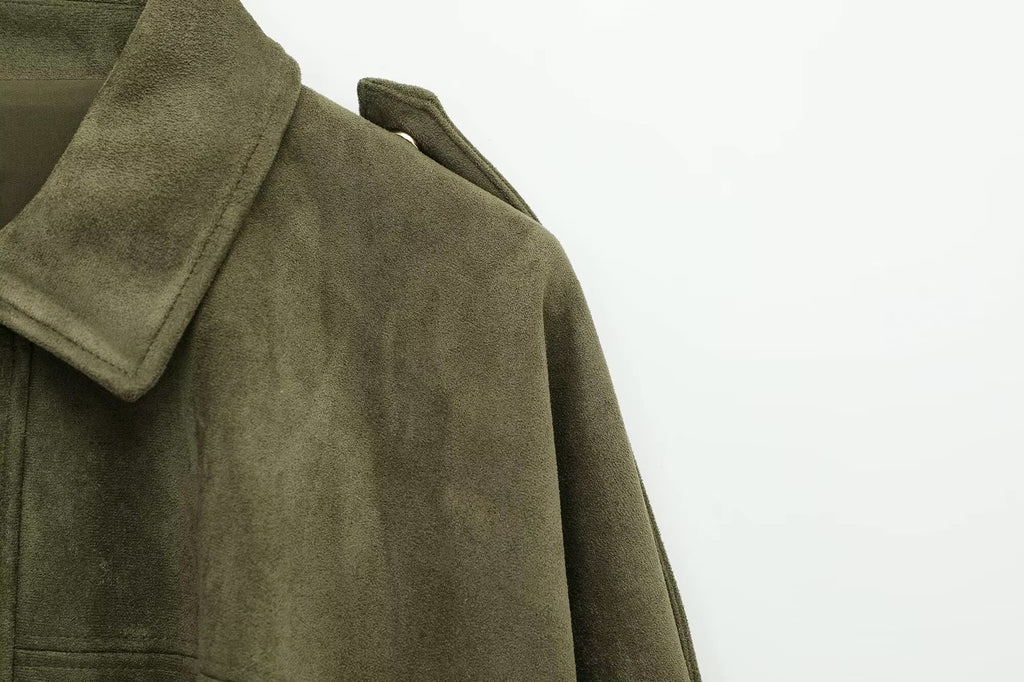 Wildleder Bomberjacke