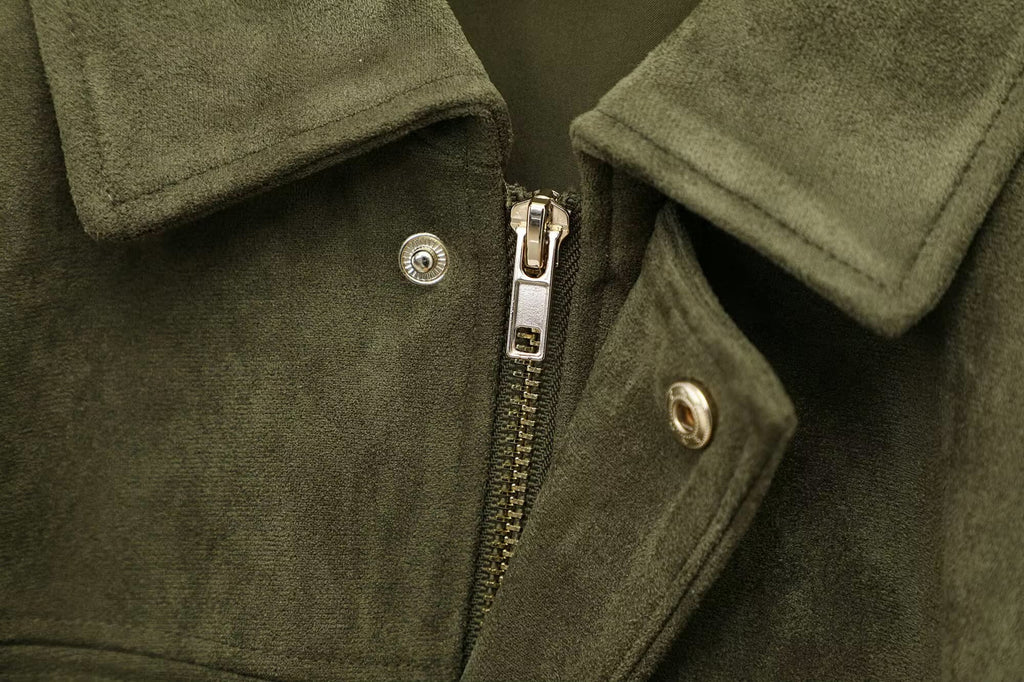 Wildleder Bomberjacke