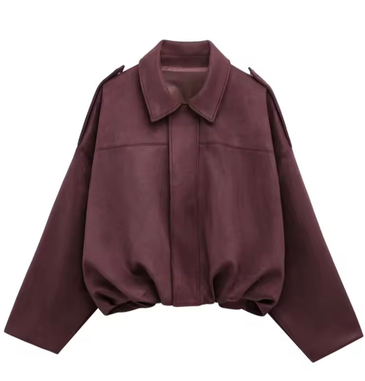 Wildleder Bomberjacke