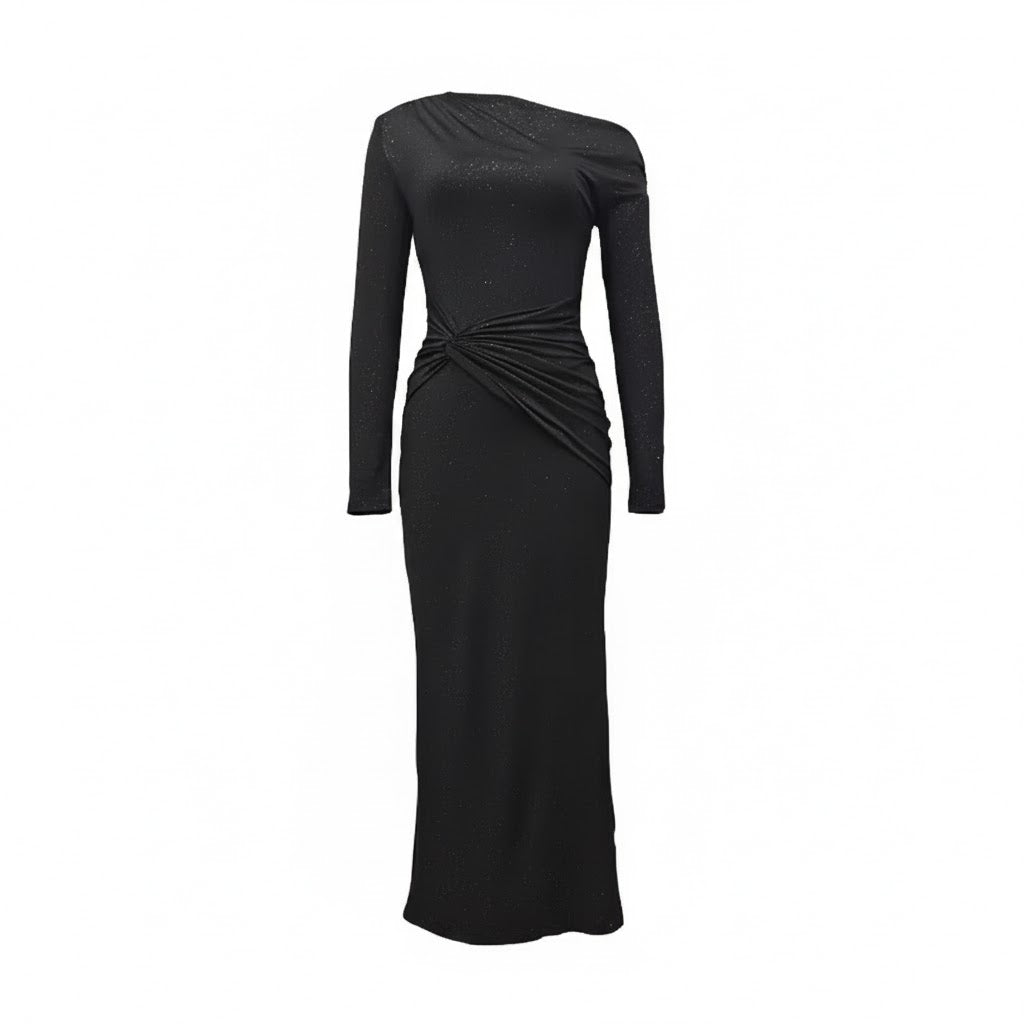 Langes Glitzer Abendkleid