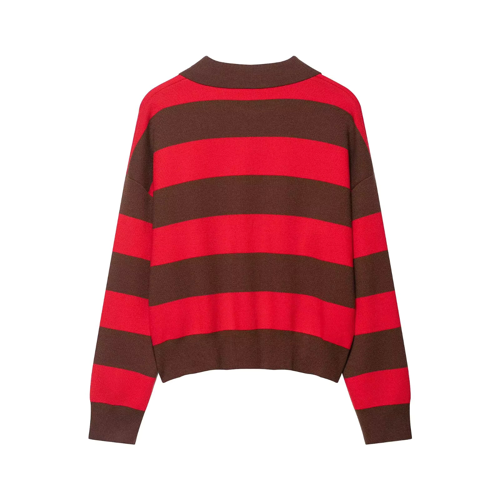 Gestreifter Strickpullover