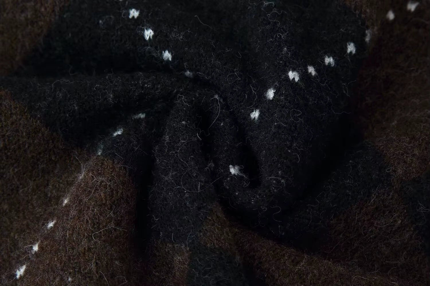 Strickpullover Karomuster