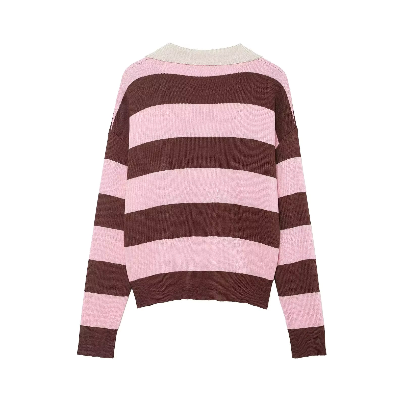 Gestreifter Strickpullover