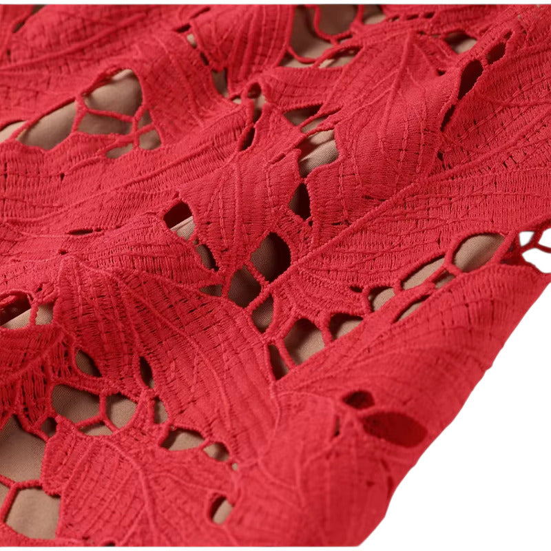 Abendkleid Spitze mit Schleifen