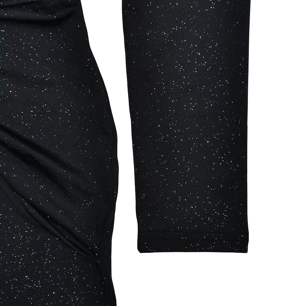 Langes Glitzer Abendkleid