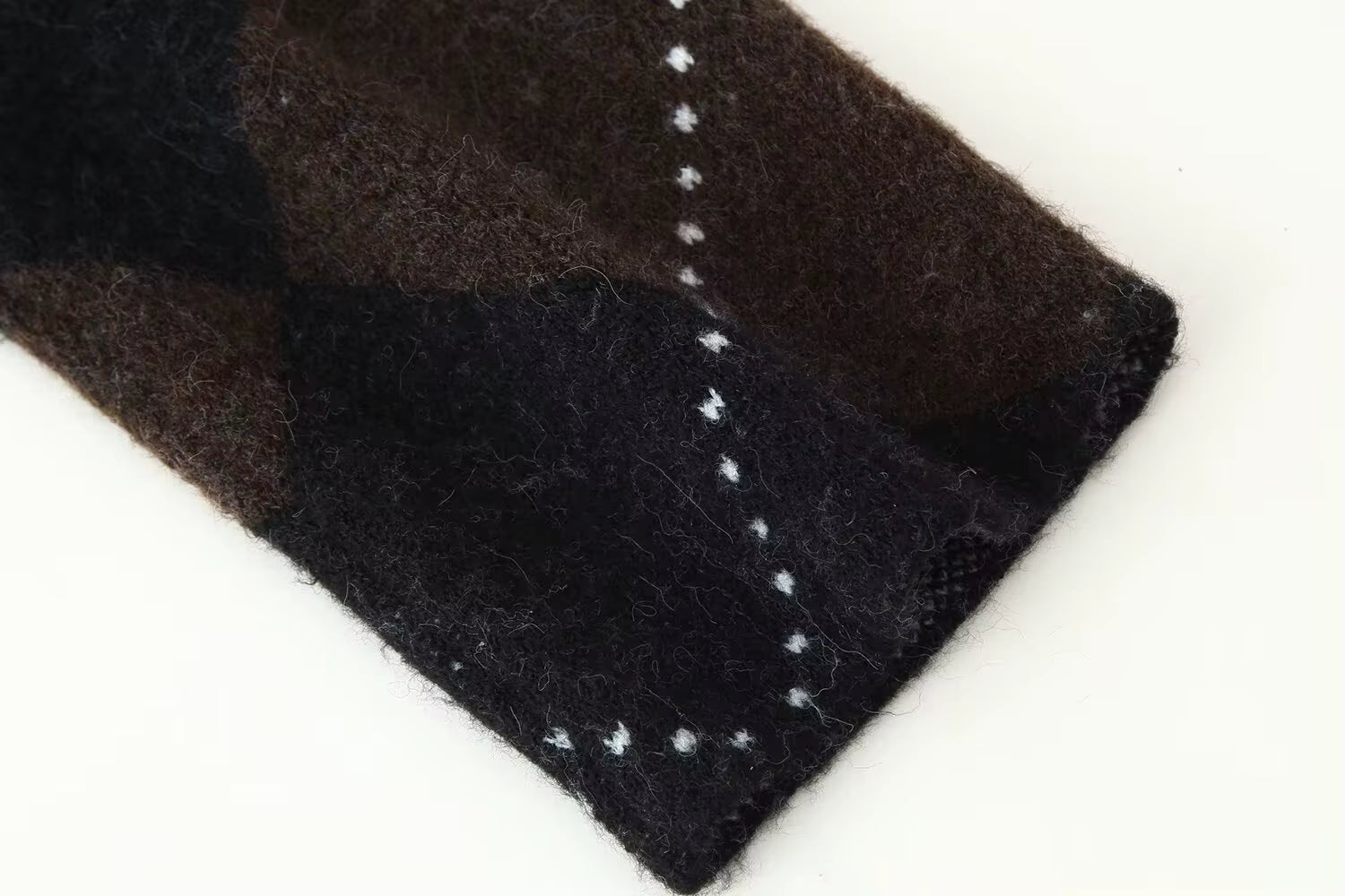 Strickpullover Karomuster