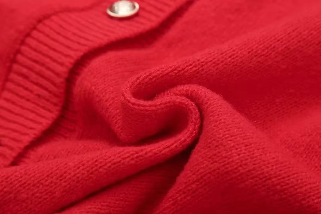 Cardigan mit Federärmeln