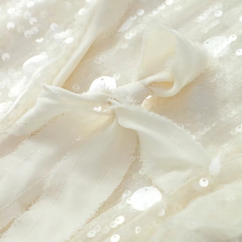 Pailletten Wickeloberteil