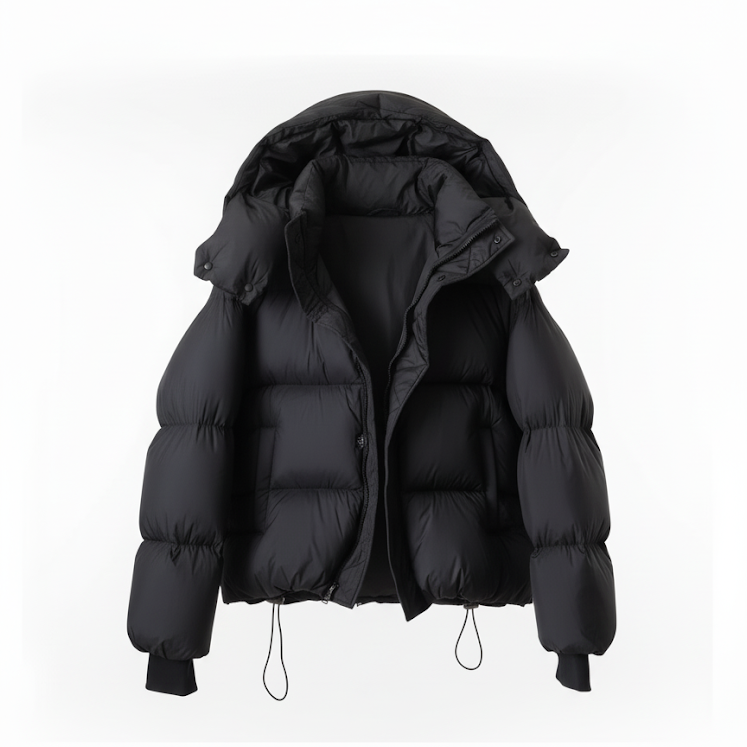 Pufferjacke mit Kapuze