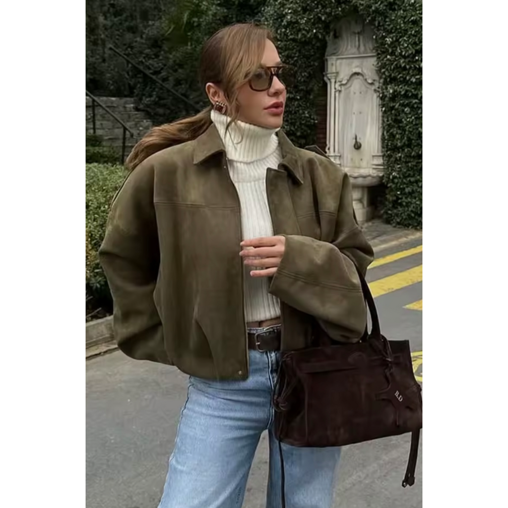 Wildleder Bomberjacke