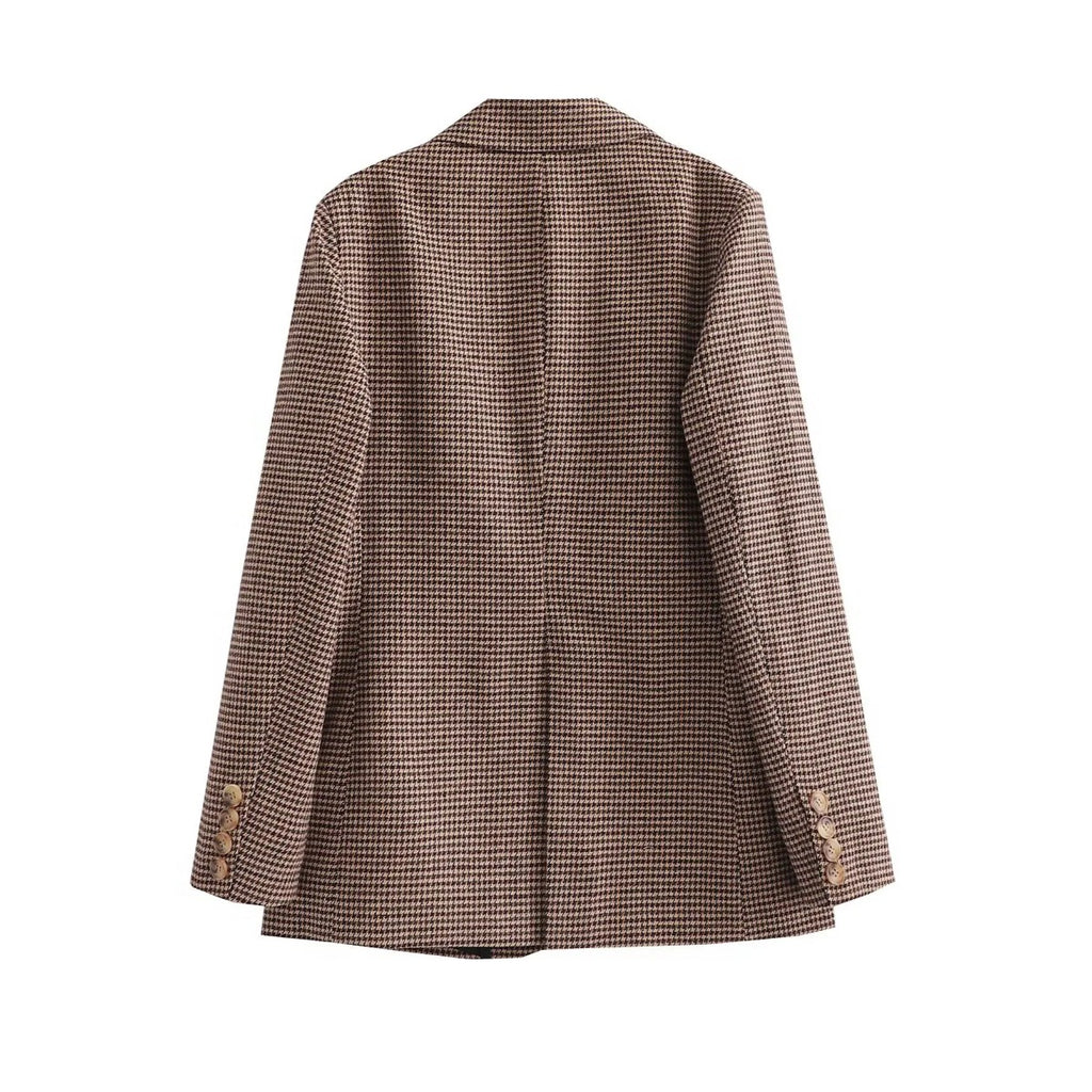 Karierter Blazer